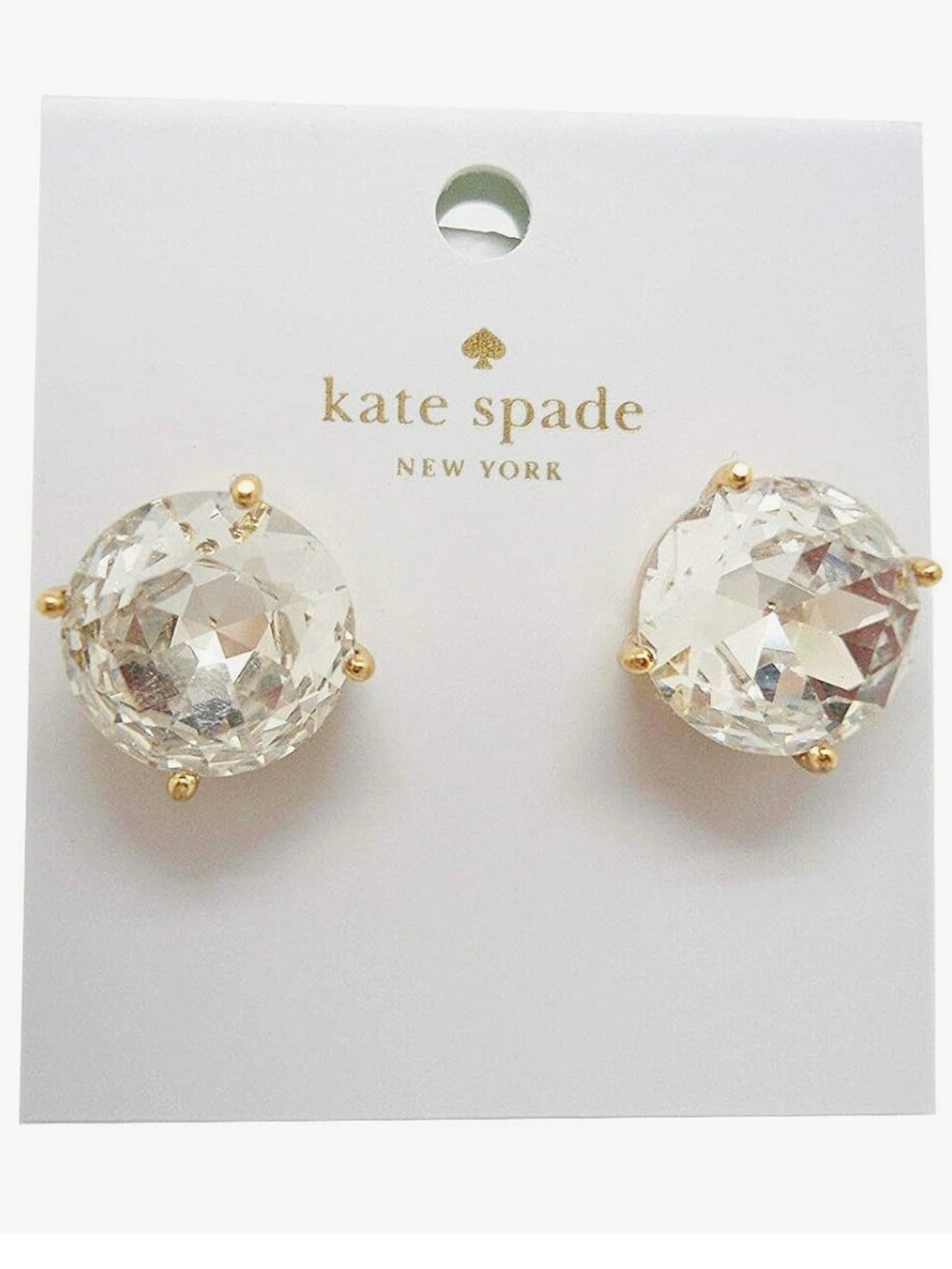 Kate Spade Crystal Gumdrop Stud Earrings